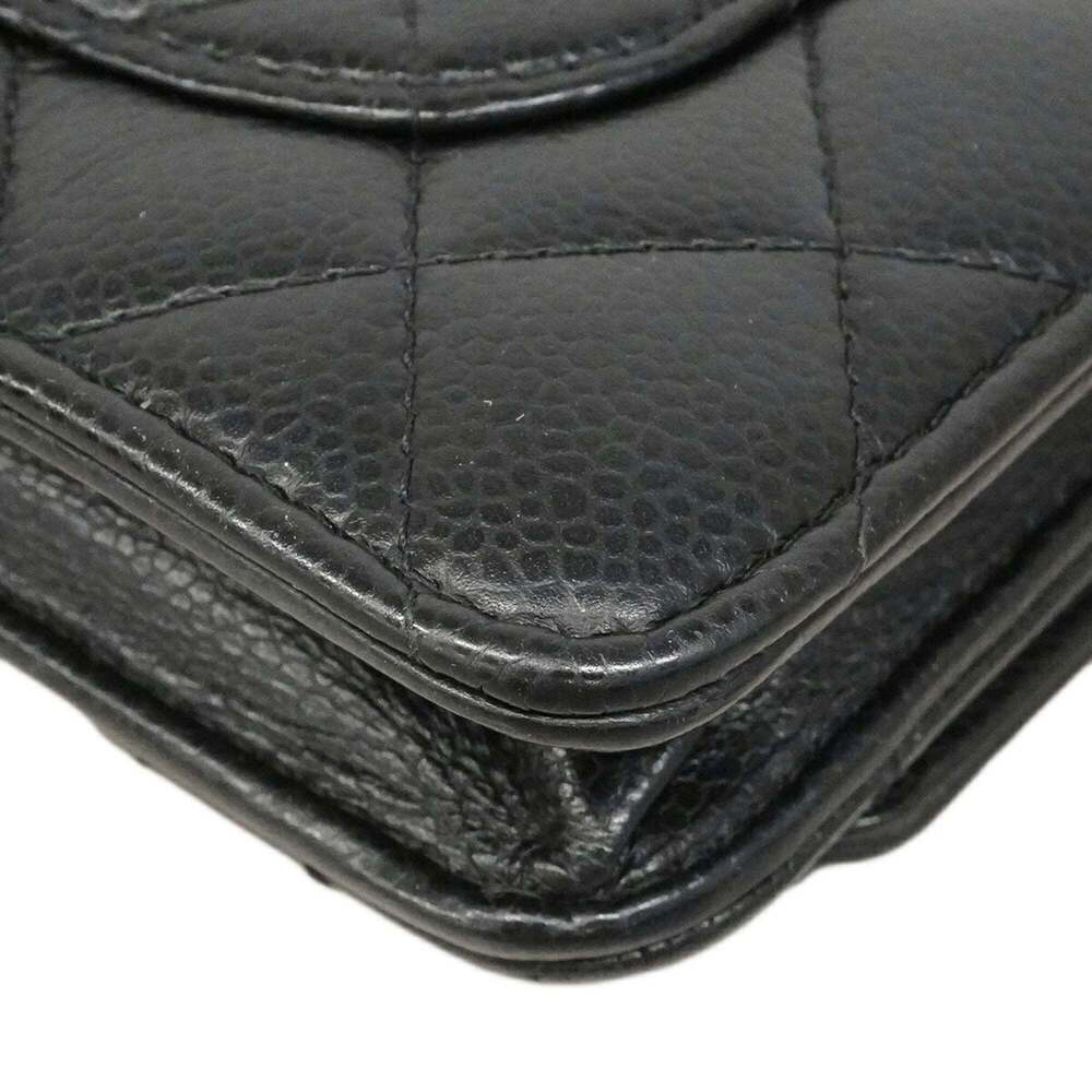 CHANEL Black Caviar Leather Wallet - Picture 6 of 8